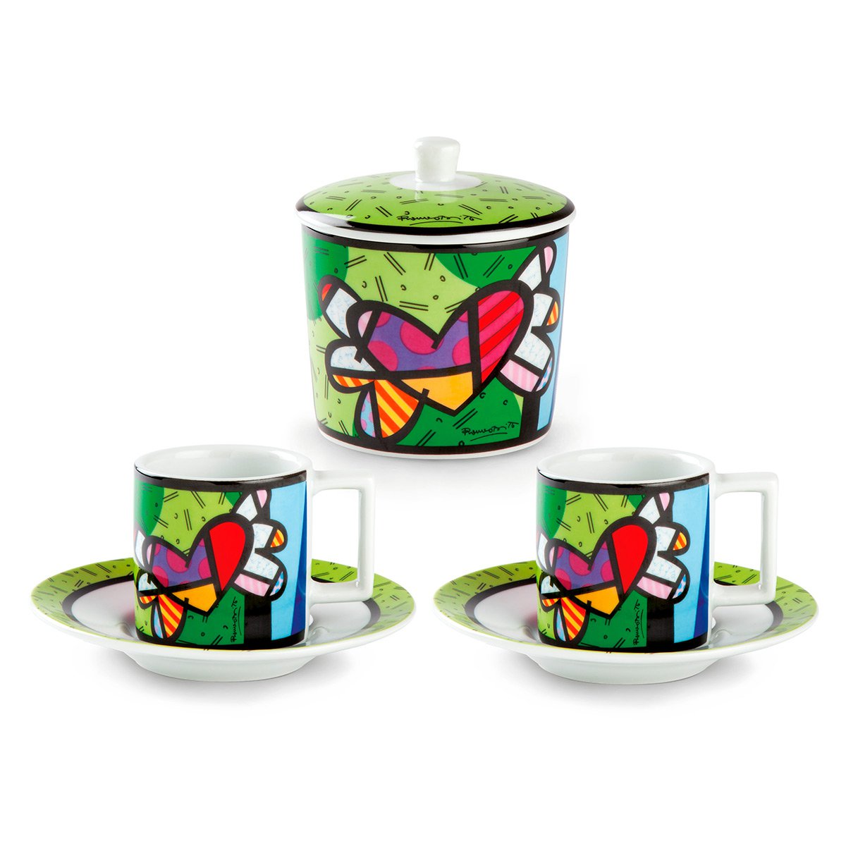 3er Tee Set BRITTO l Herz