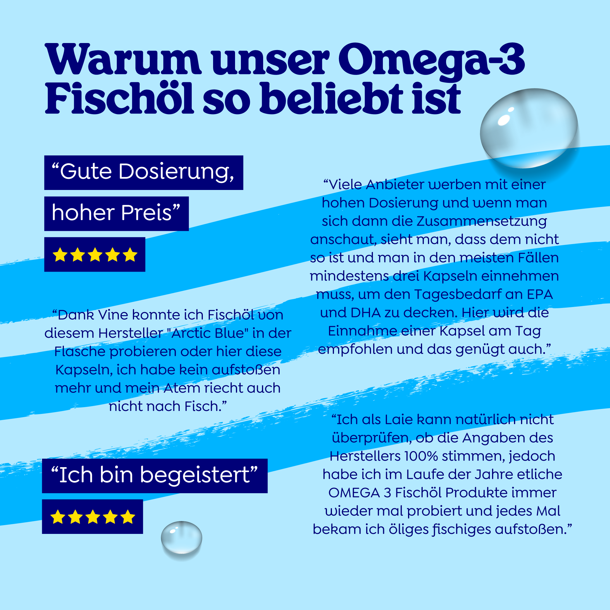 Arctic Blue Omega3 DHA- und EPA-Fischöl - MSC (60 große Kapseln)