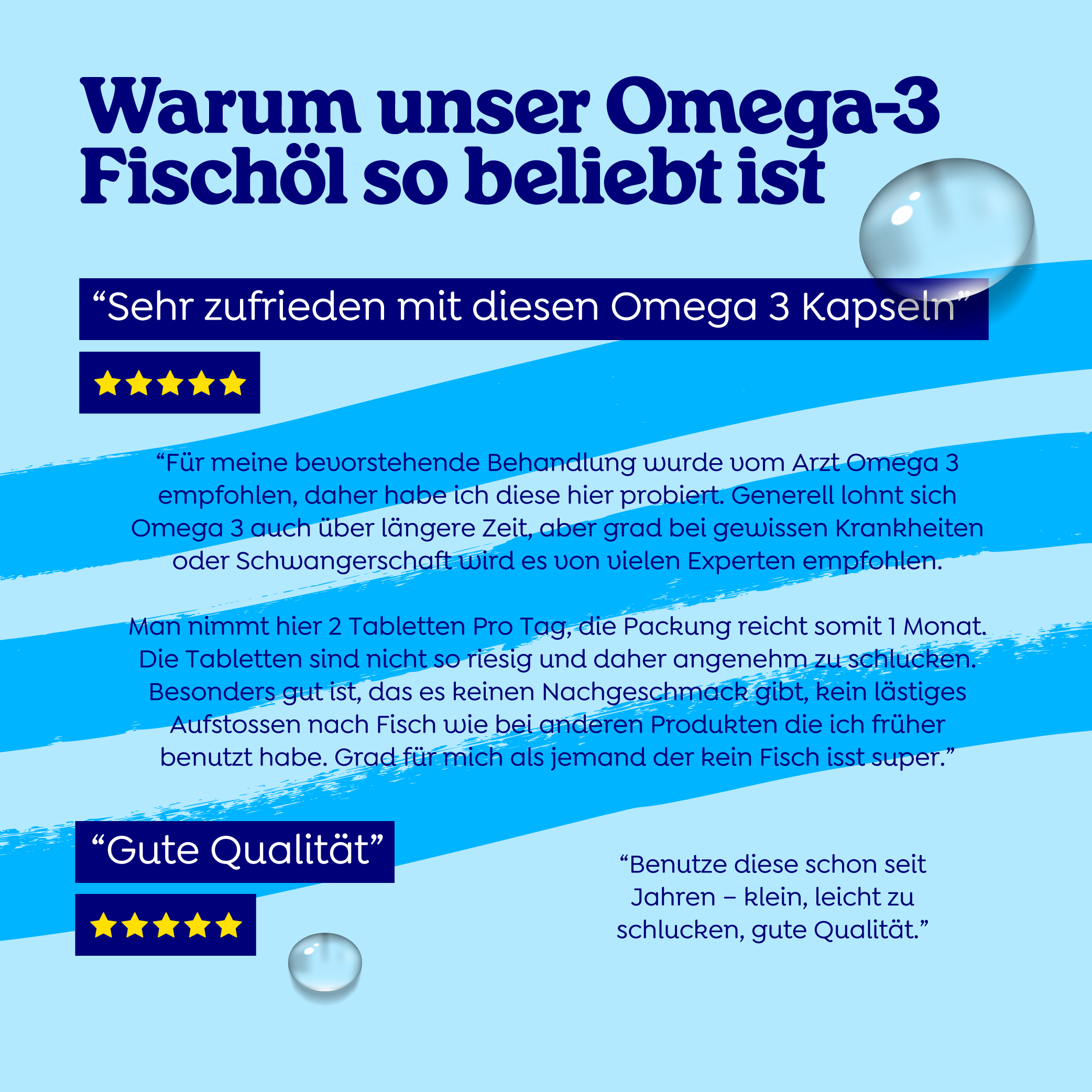 Arctic Blue Omega 3 DHA- und EPA-Fischöl - MSC (60 kleine Kapseln)