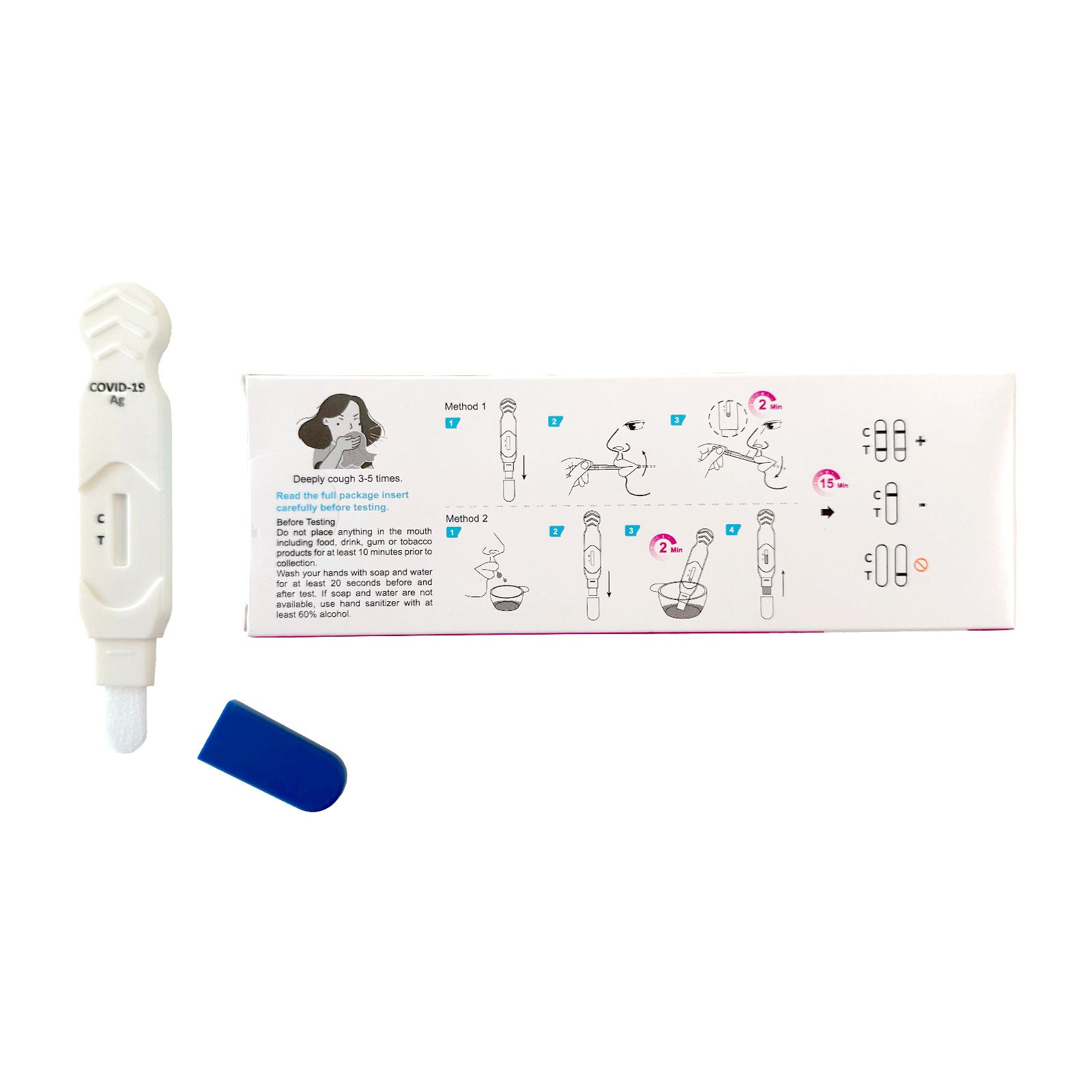 Alltest SARS-CoV-2 (COVID-19) Antigen Rapid Test – Selbsttest (Lolli) + Gratis Nanovio FFP2