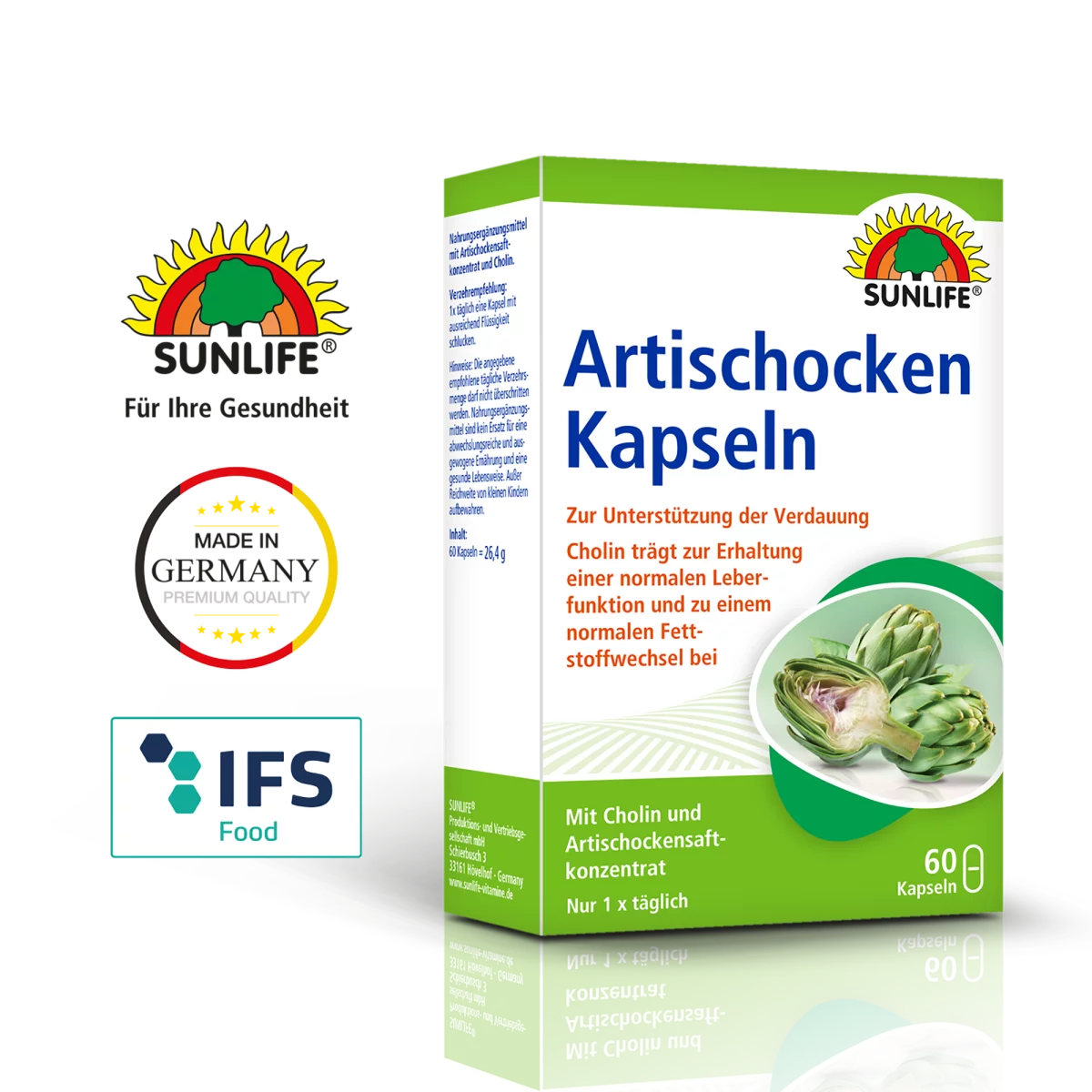 Sunlife | Artischocken Kapseln