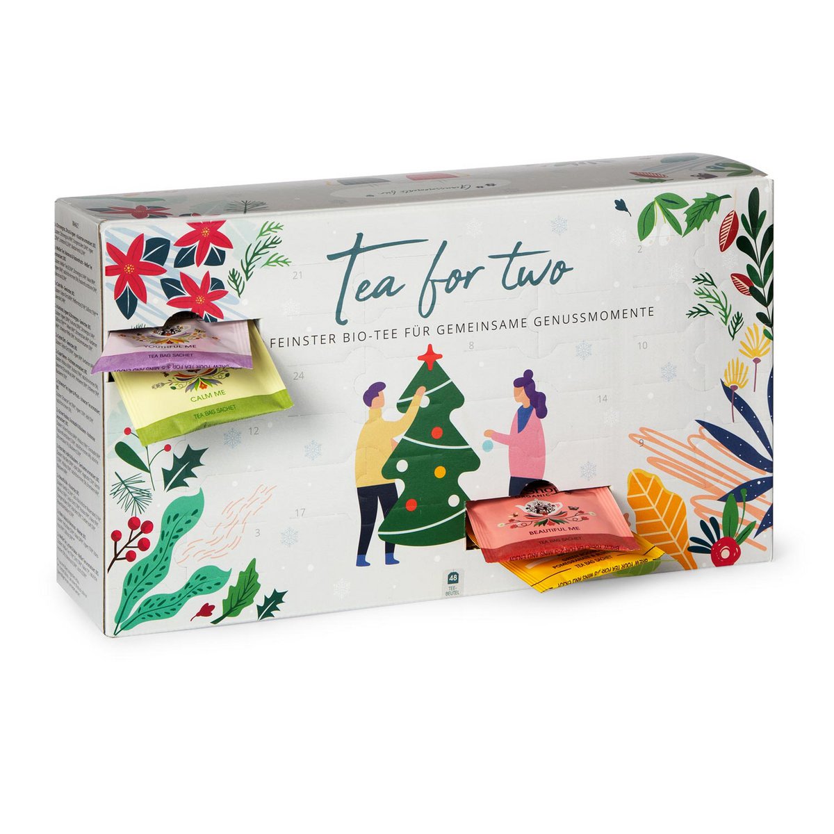 English Tea Shop Germany | Adventskalender "Tea for Two" - 48 BIO Teebeutel