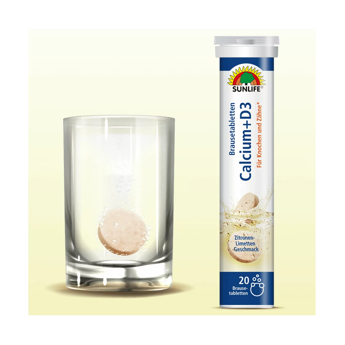 Sunlife | Calcium + Vitamin D3 Brausetablette