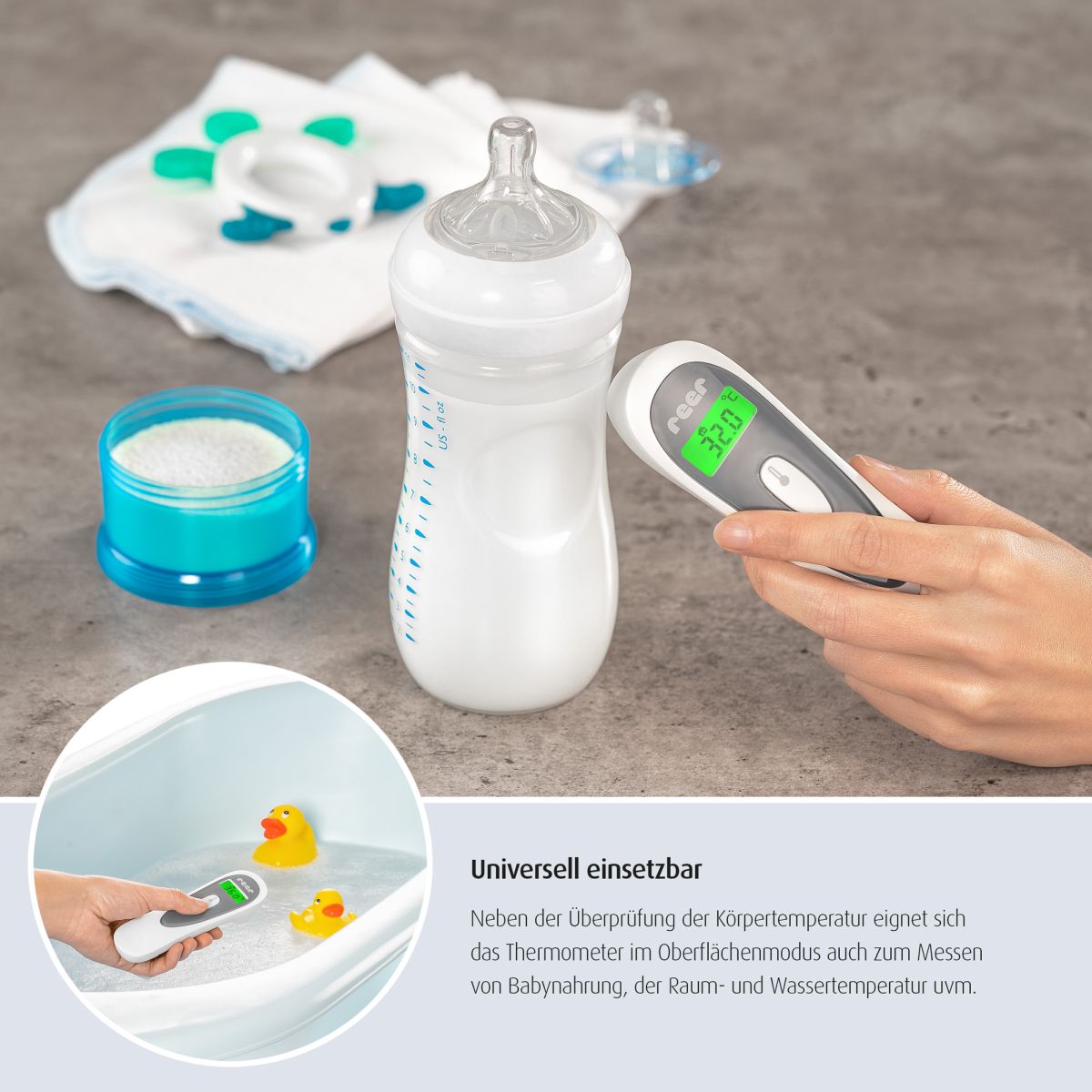 reer | Colour SoftTemp 3in1 kontaktloses Infrarot-Fieber Thermometer