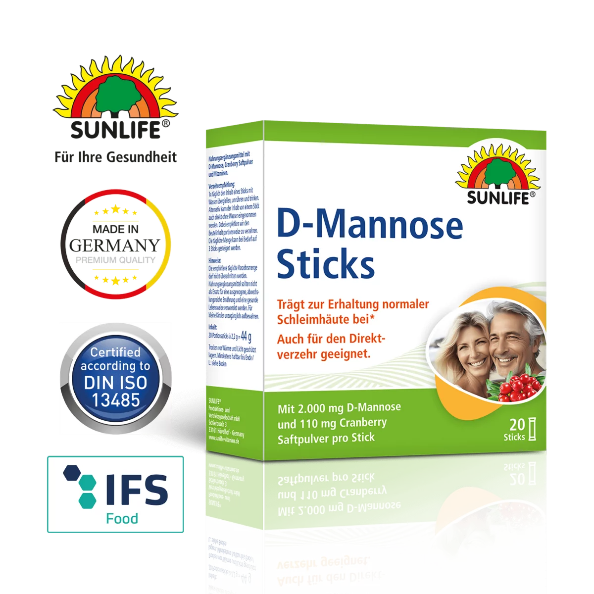 Sunlife | D-Mannose Sticks