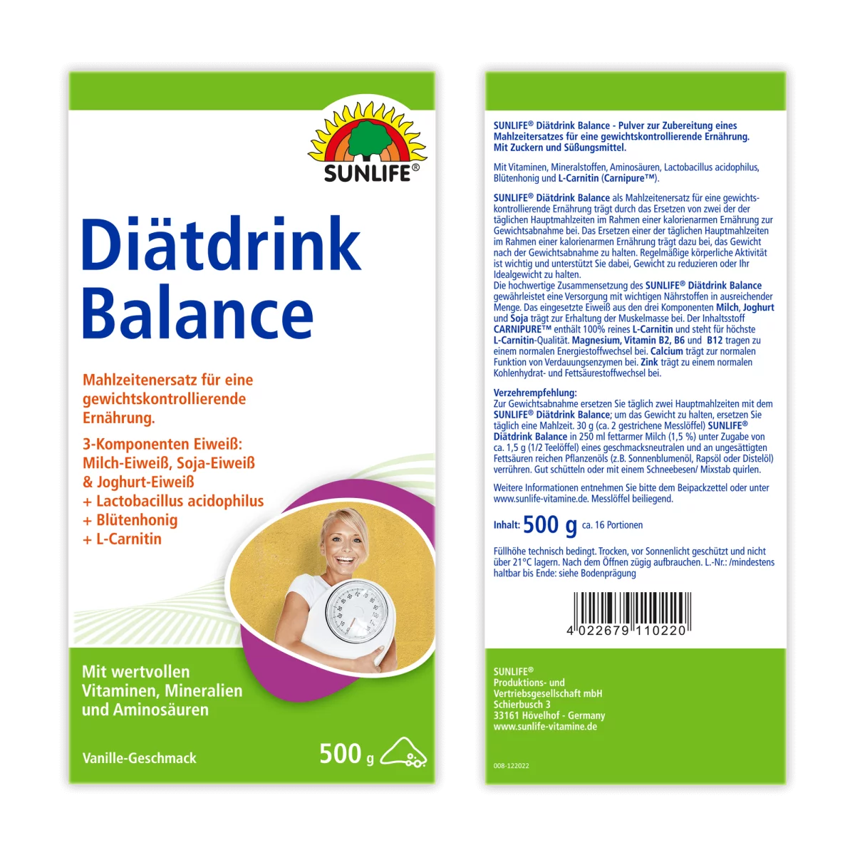 Sunlife | Diätdrink Balance