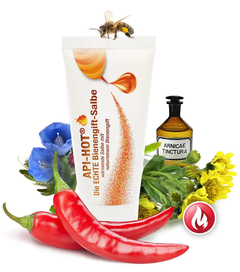 Die ECHTE Bienengift-Salbe API-HOT® + API-REGENT® (2x50ml) + Gratis Probe