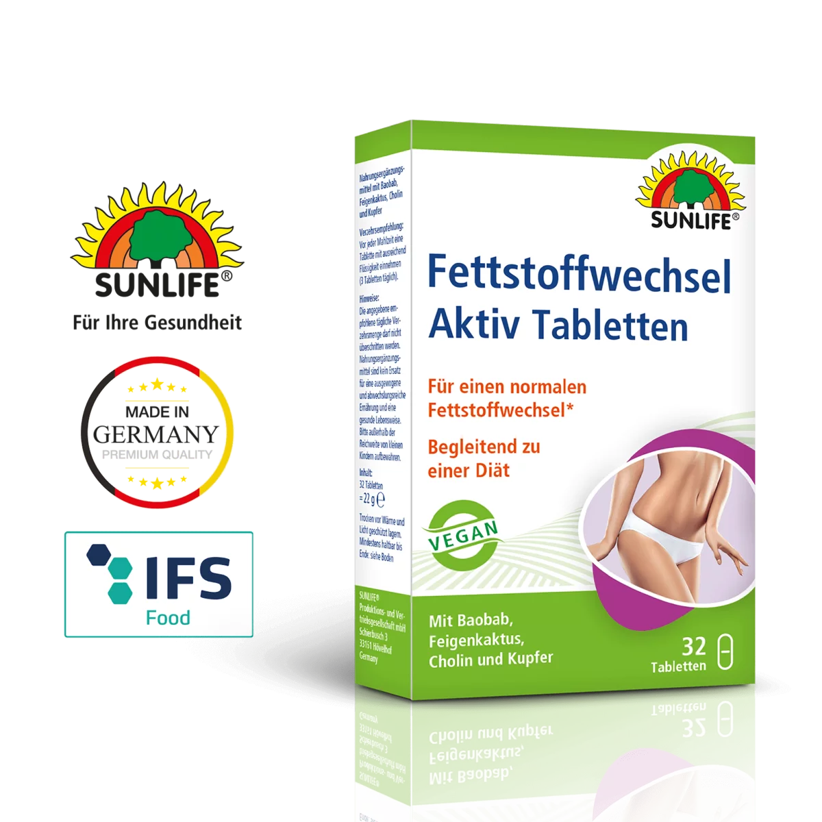 Sunlife | Fettstoffwechsel Aktiv Tabletten