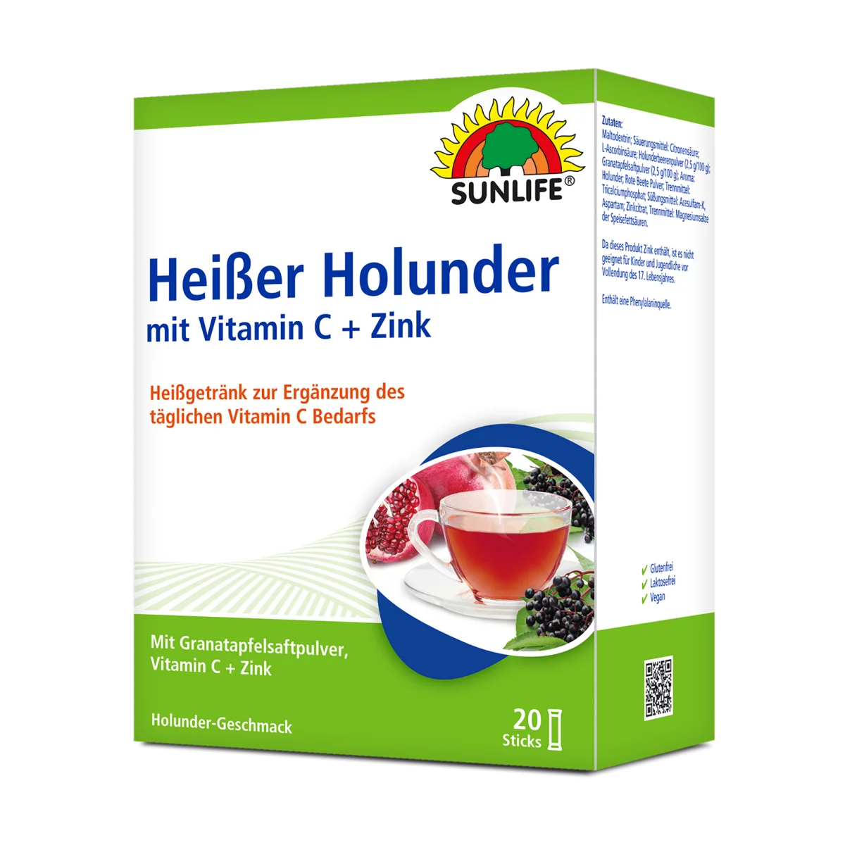 Sunlife | Heißer Holunder mit Vitamin C + Zink