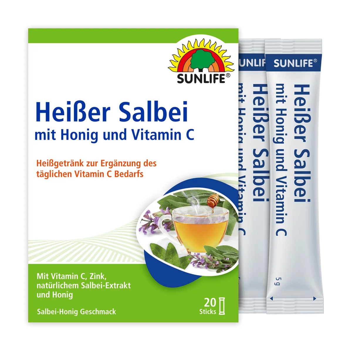 Sunlife | Heißer Salbei mit Honig und Vitamin C