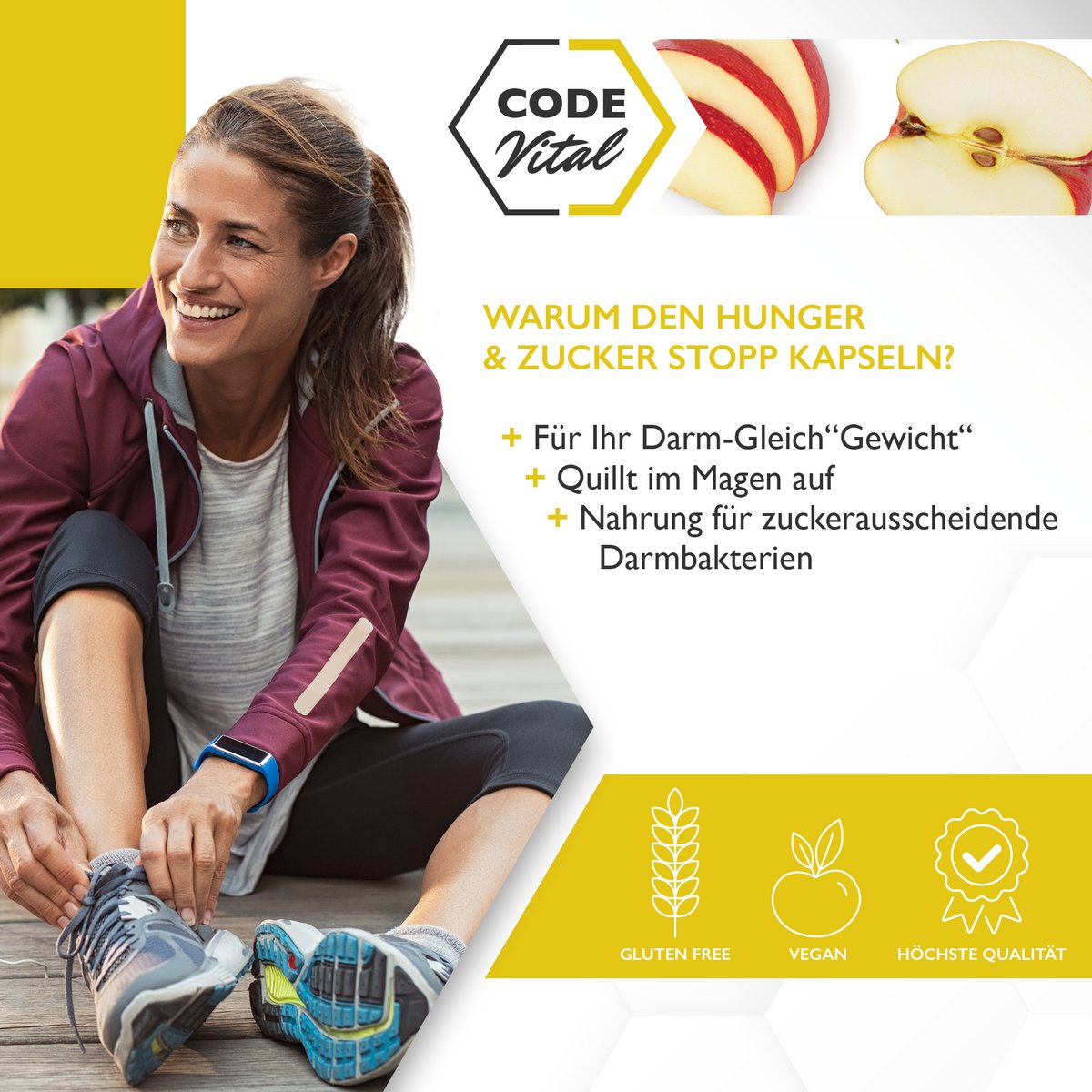 Code Vital Hunger & Zucker Stopp - Programmiere deinen Darm auf schlank!