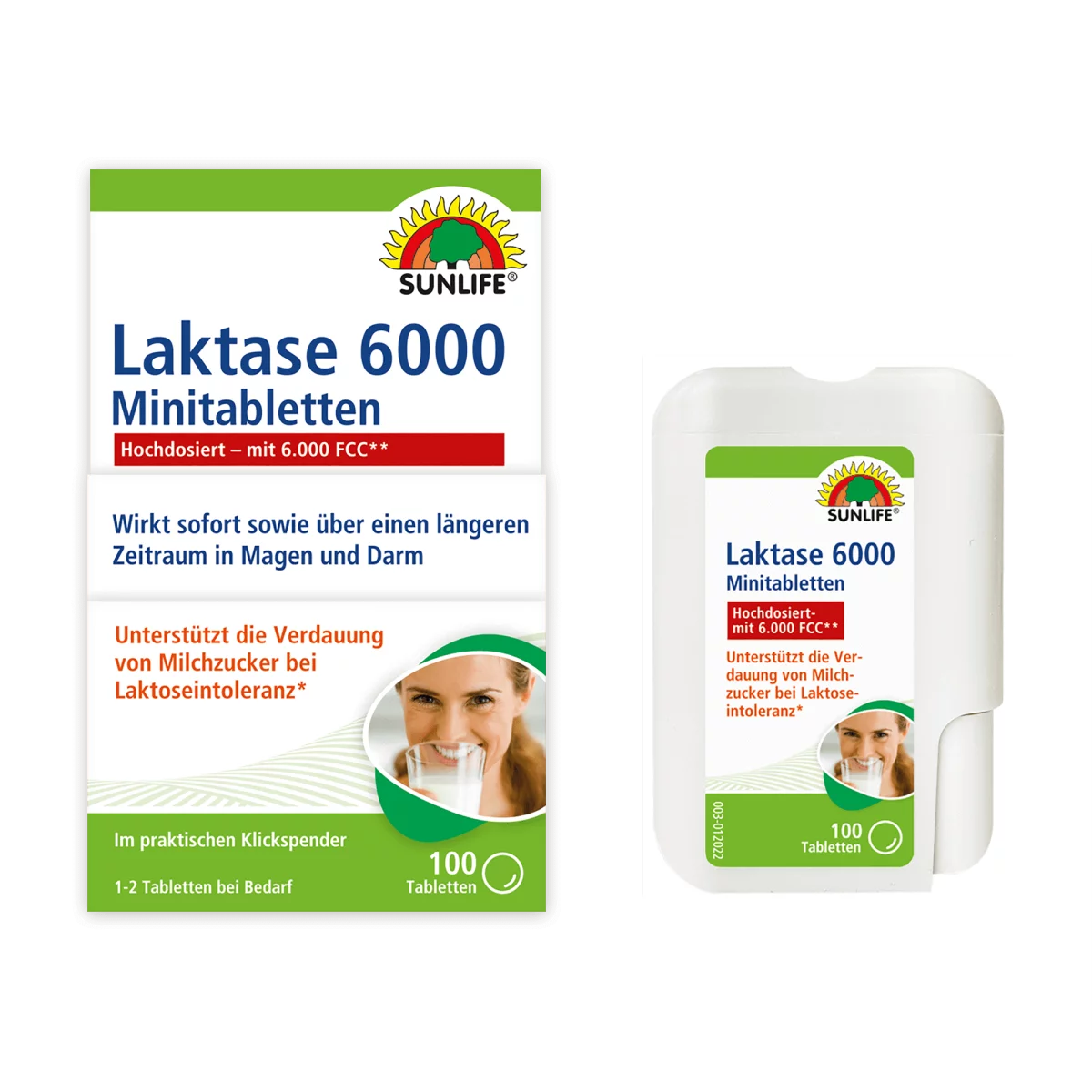 Sunlife | Laktase 6000 FCC Minitabletten