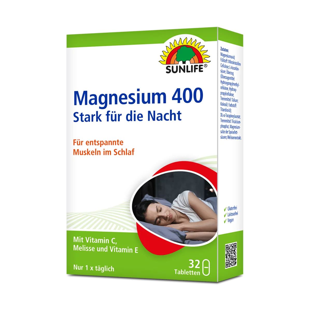 Sunlife | Magnesium 400 Nacht Tabletten