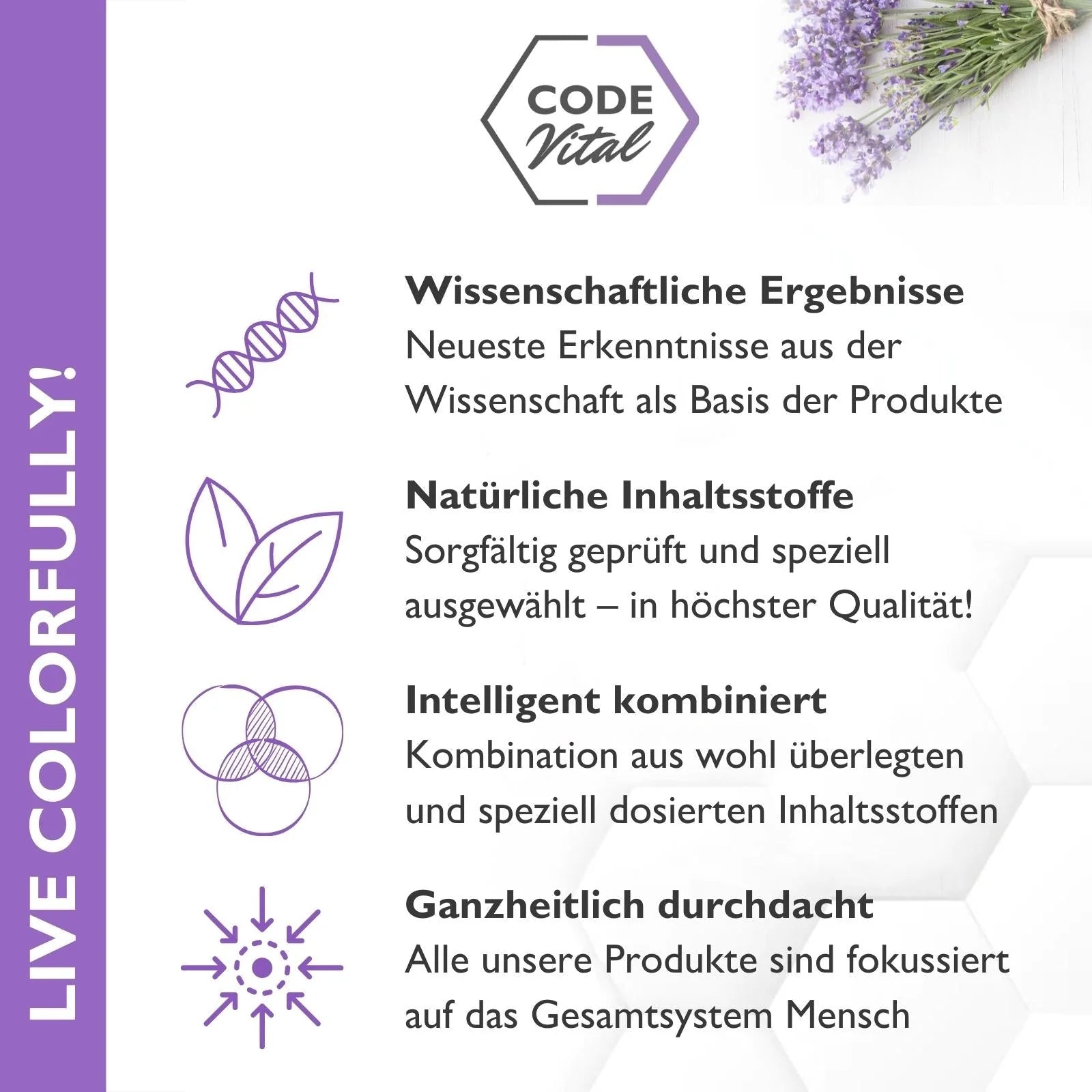 Code Vital Melatonin - Lavendel- Baldrian Relax Spray - Für erholsamen SCHLAF