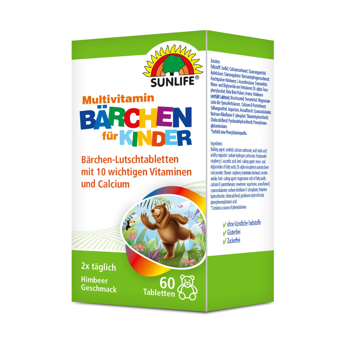 Sunlife | Multivitamin Bärchen für Kinder - 60 Stk.