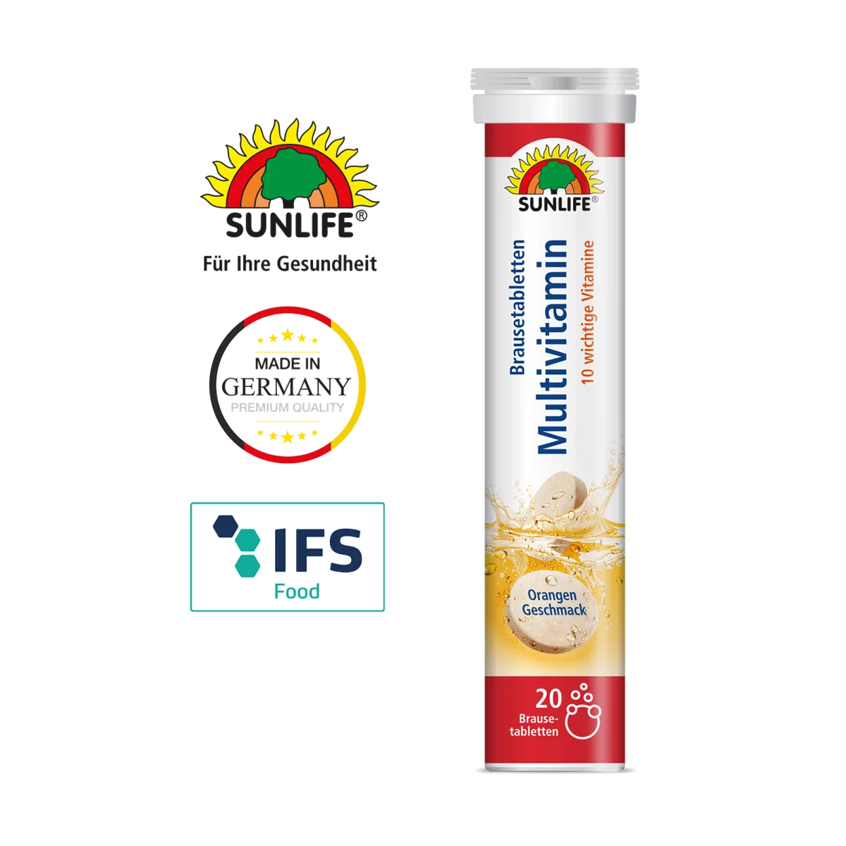 Sunlife | Multivitamin Brausetabletten 20 Stk.