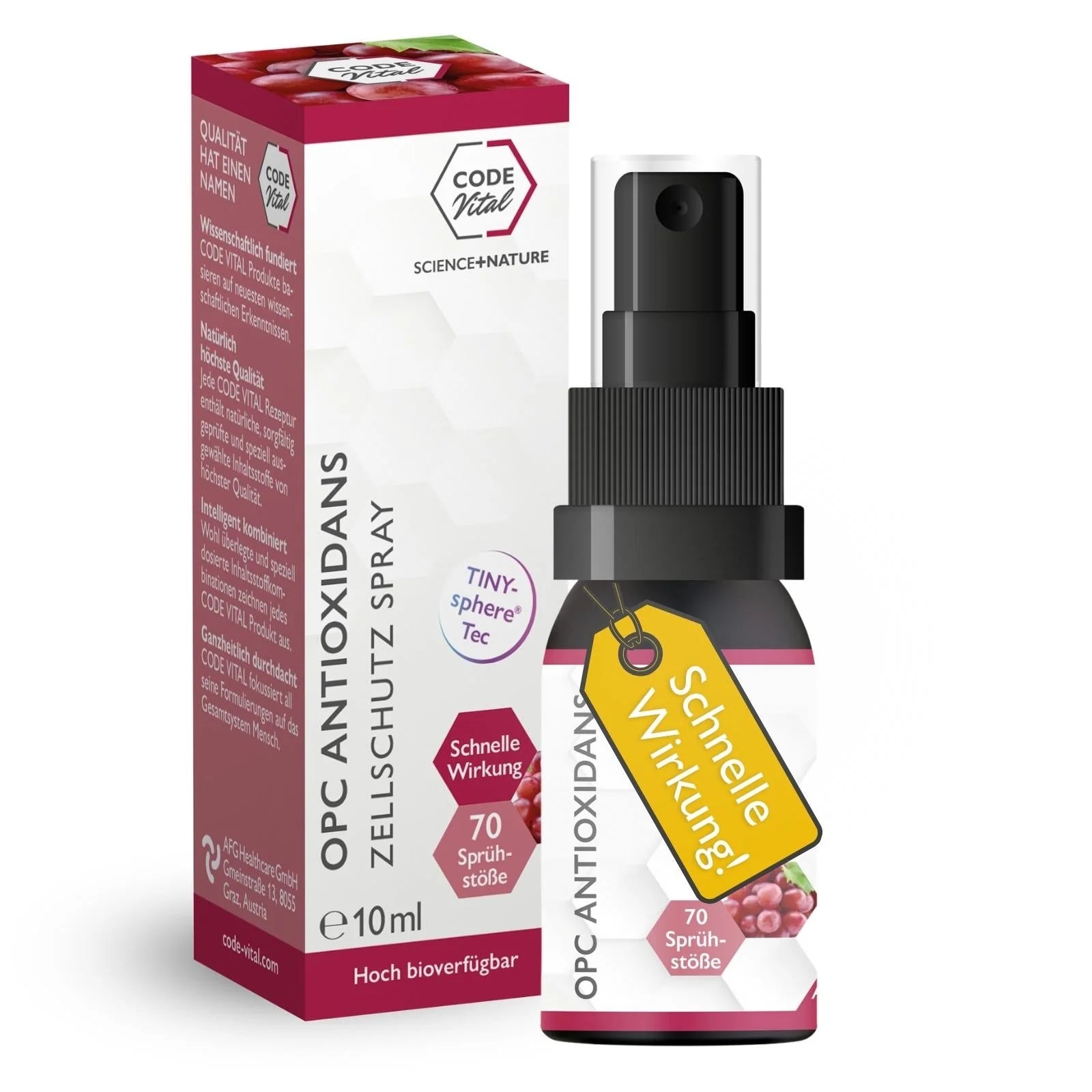 Code Vital OPC Antioxidans Zellschutz Spray - Für jede KÖRPERZELLE