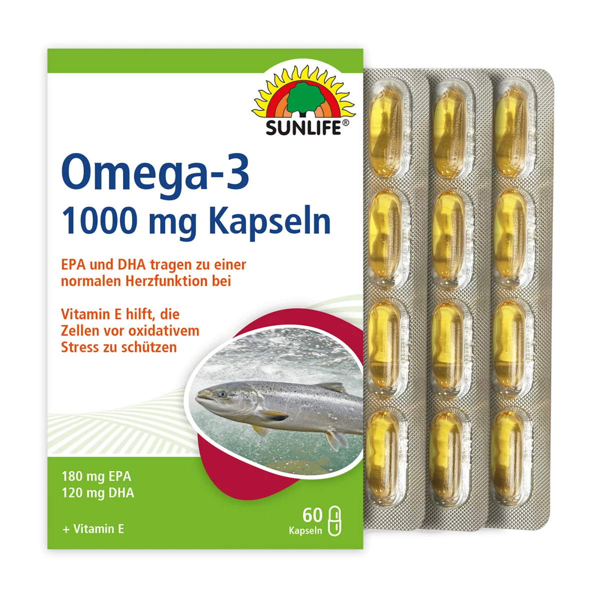 Sunlife | Omega-3 1000 mg Kapseln