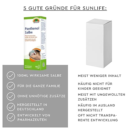 Sunlife | Panthenol Salbe