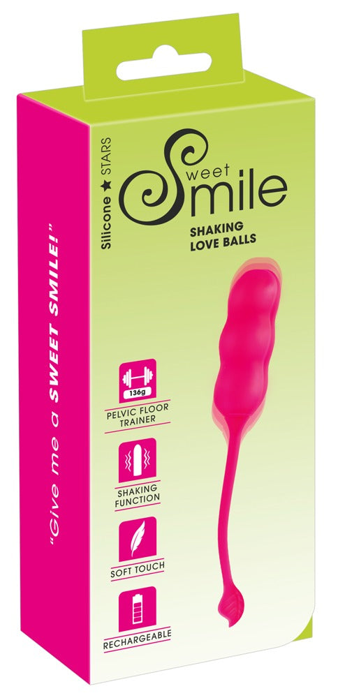 Sweet Smile | Liebeskugeln mit Shaking Funktion | Vaginal Trainer für Fortgeschrittene