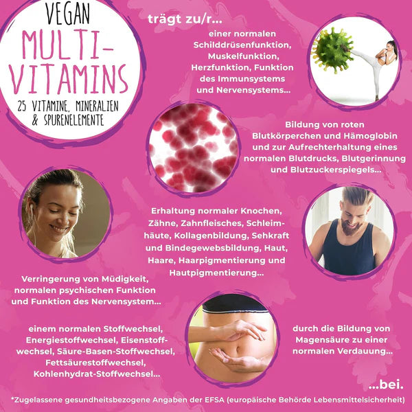 NatureCraft | Vegan Multivitamins - 120 Kapseln