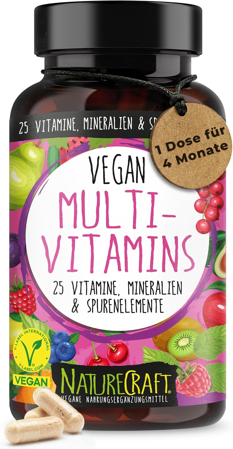 NatureCraft | Vegan Multivitamins - 120 Kapseln