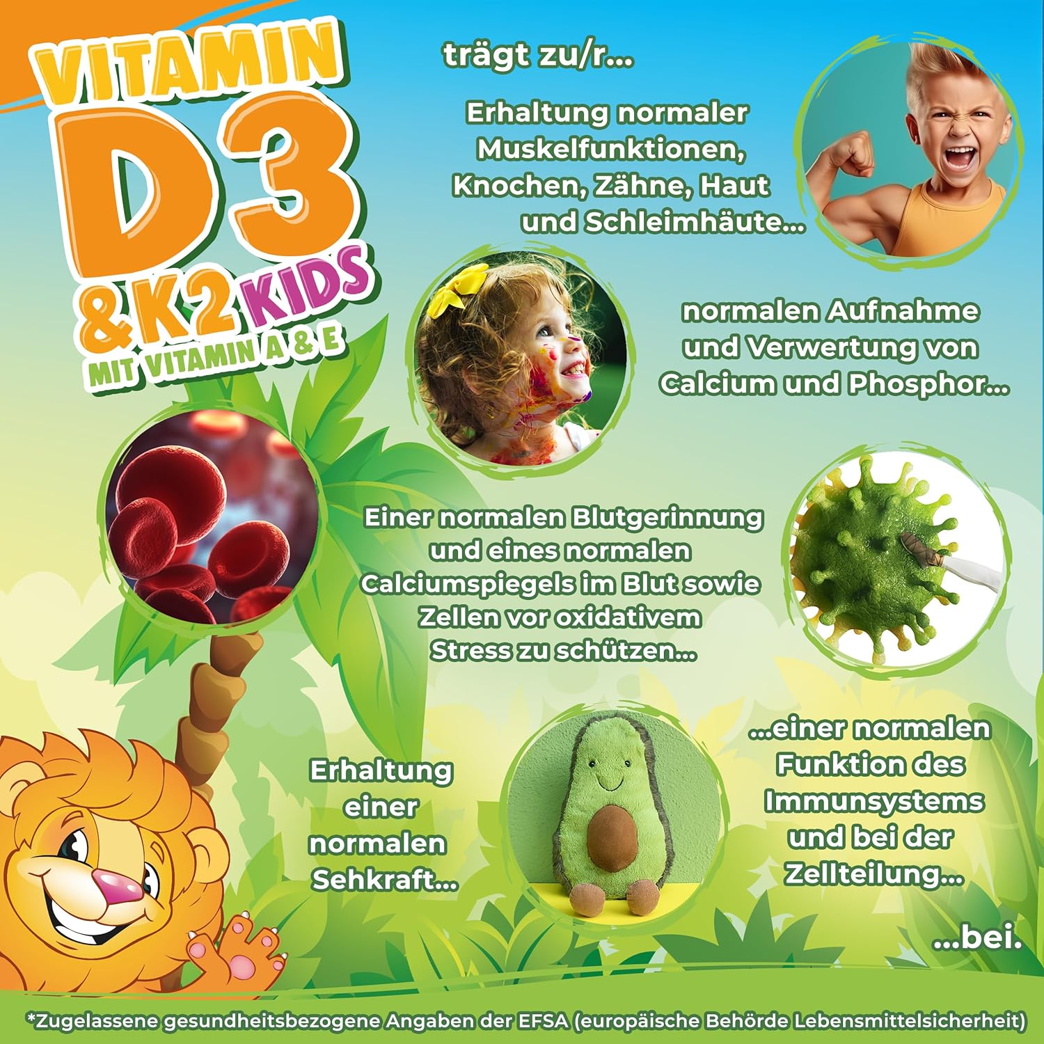 NatureCraft | Vegan Vitamin D3+K2 Tropfen KIDS - 20ml