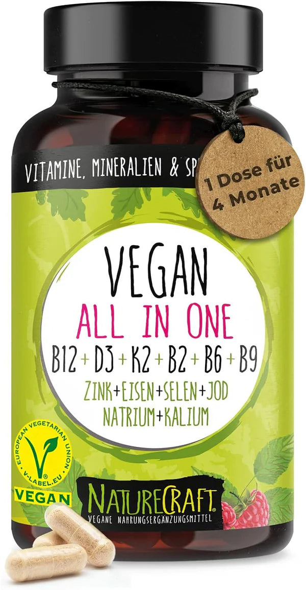 NatureCraft | Vegan All-In-One - 120 kapseln