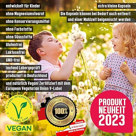 NatureCraft | Vegan All-In-One KIDS Vitamine - 120 kapseln