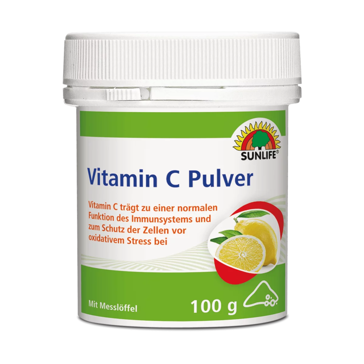 Sunlife | Vitamin C Pulver mit Zitronengeschmack