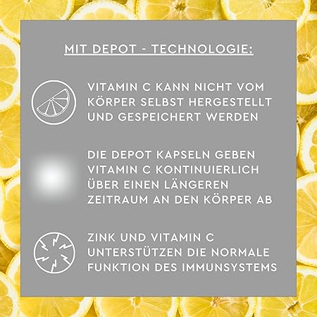 Sunlife | Vitamin C + Zink Depot Kapseln