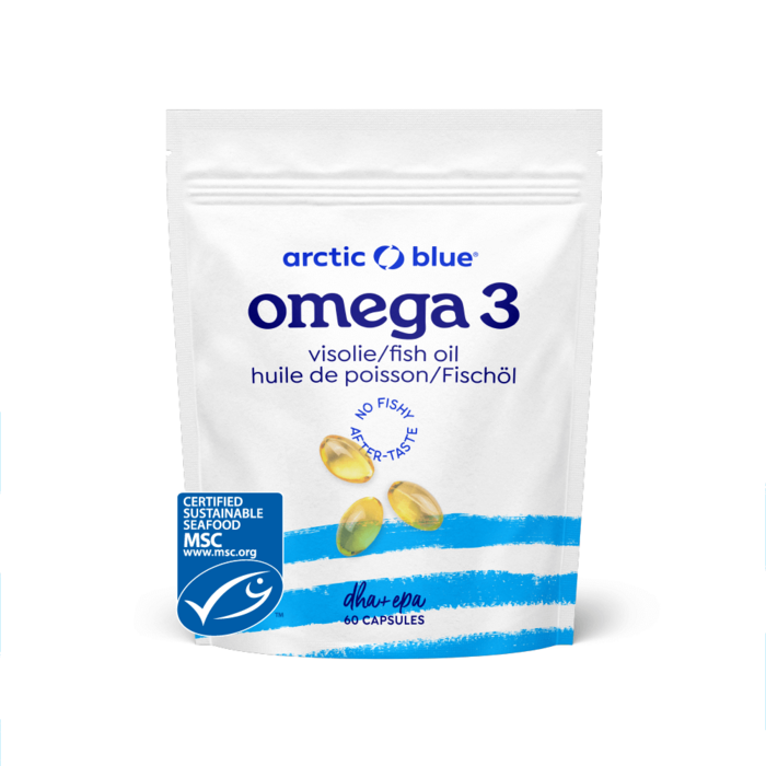 Arctic Blue Omega 3 DHA- und EPA-Fischöl - MSC (60 kleine Kapseln)