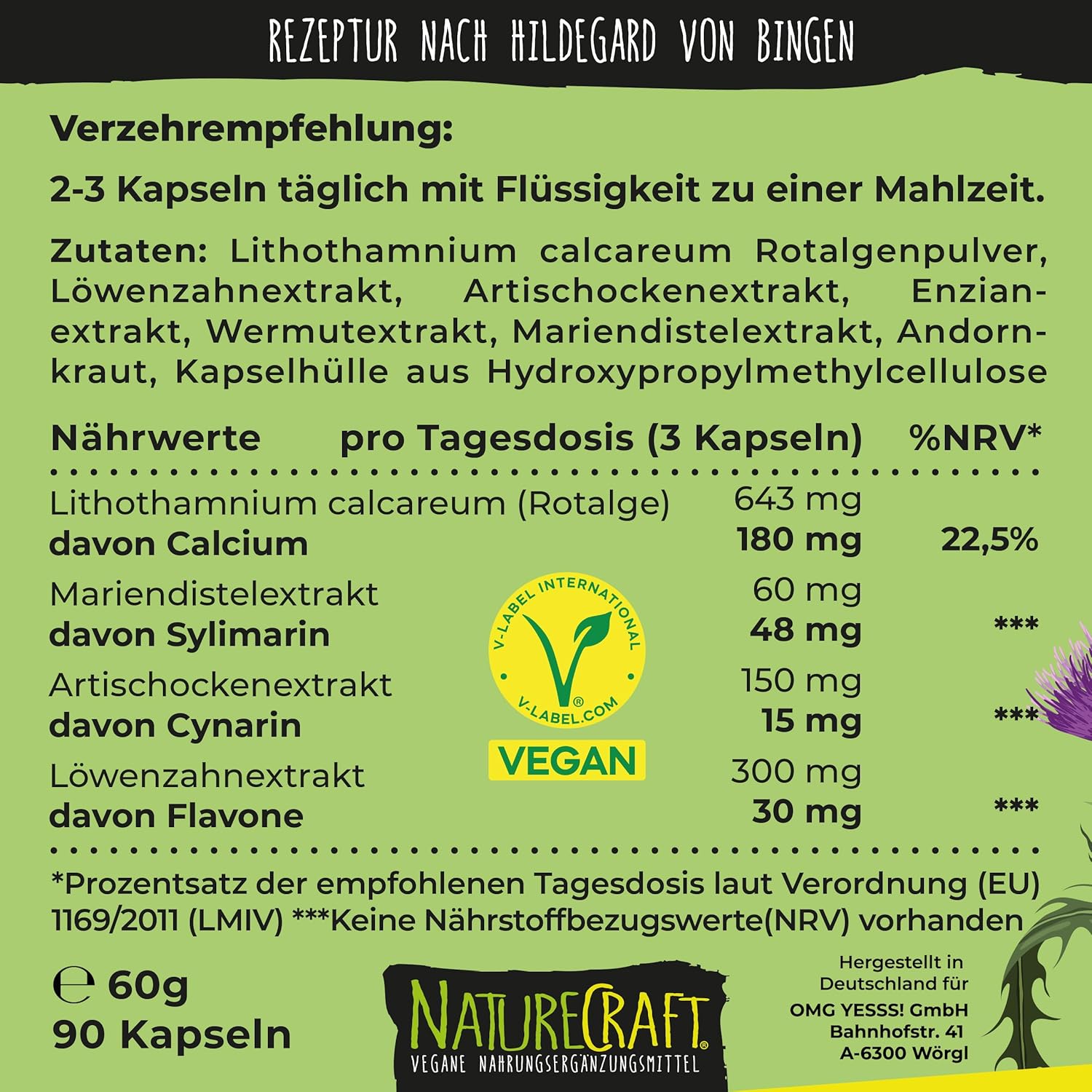 NatureCraft | Bitter Pills - 90 Kapseln