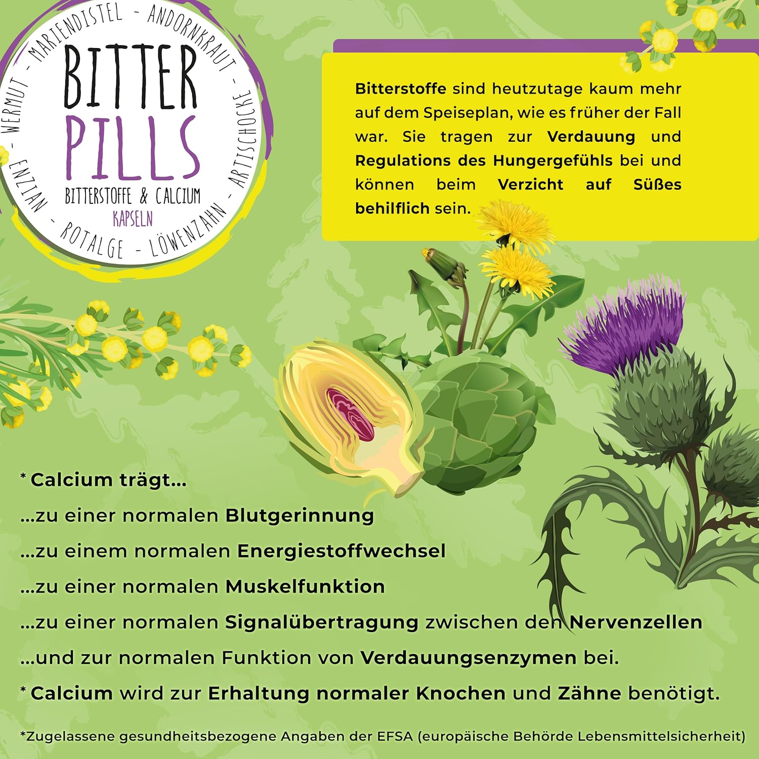 NatureCraft | Bitter Pills - 90 Kapseln