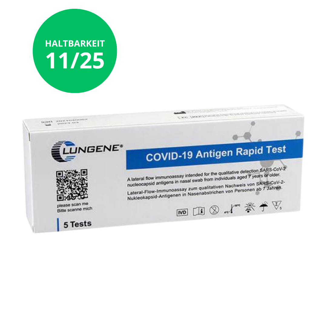 5 Stk. Clungene® Antigen Schnelltest - MHD11/25