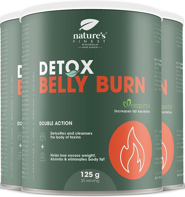 Nature's Finest I Detox Belly Burn I Ergänzung zum Entgiftung, Abnehmen und Fettverbrenner