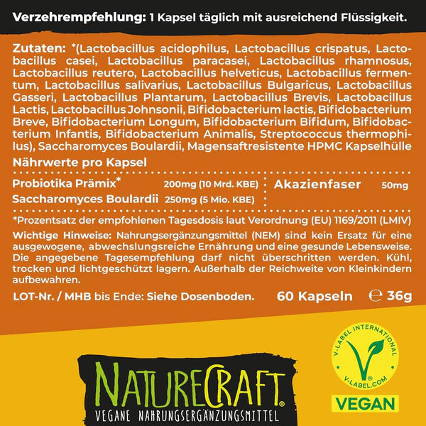 NatureCraft | Flora Probio - 60 Kapseln