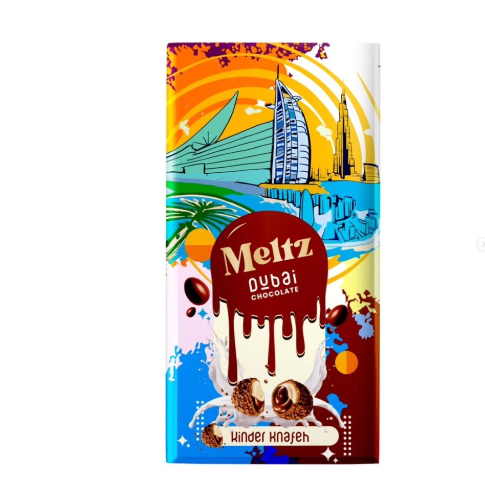 Meltz Original Dubai Schokolade - Kinder knafeh - Made in UAE