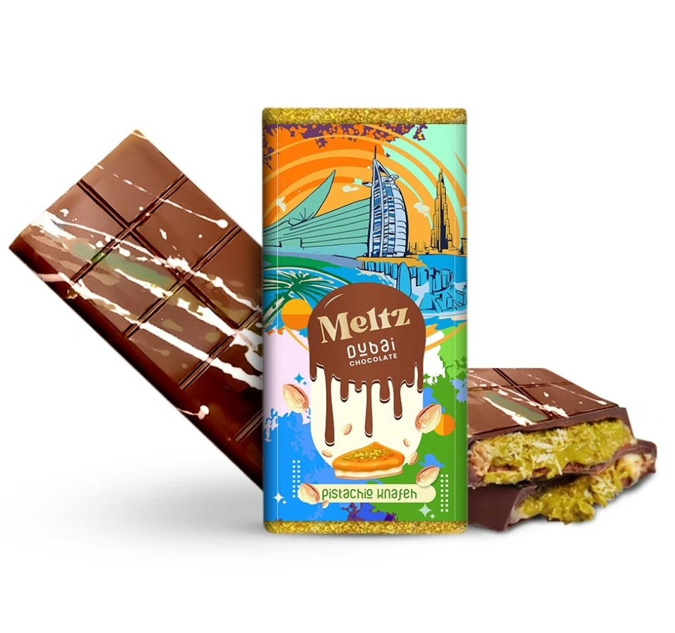 Meltz Original Dubai Schokolade - Pistazien knafeh - Made in UAE