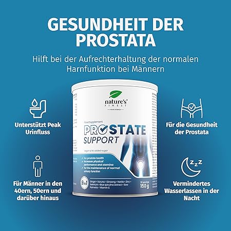 Nature's Finest I Prostate Support I für die Gesundheit der Prostata